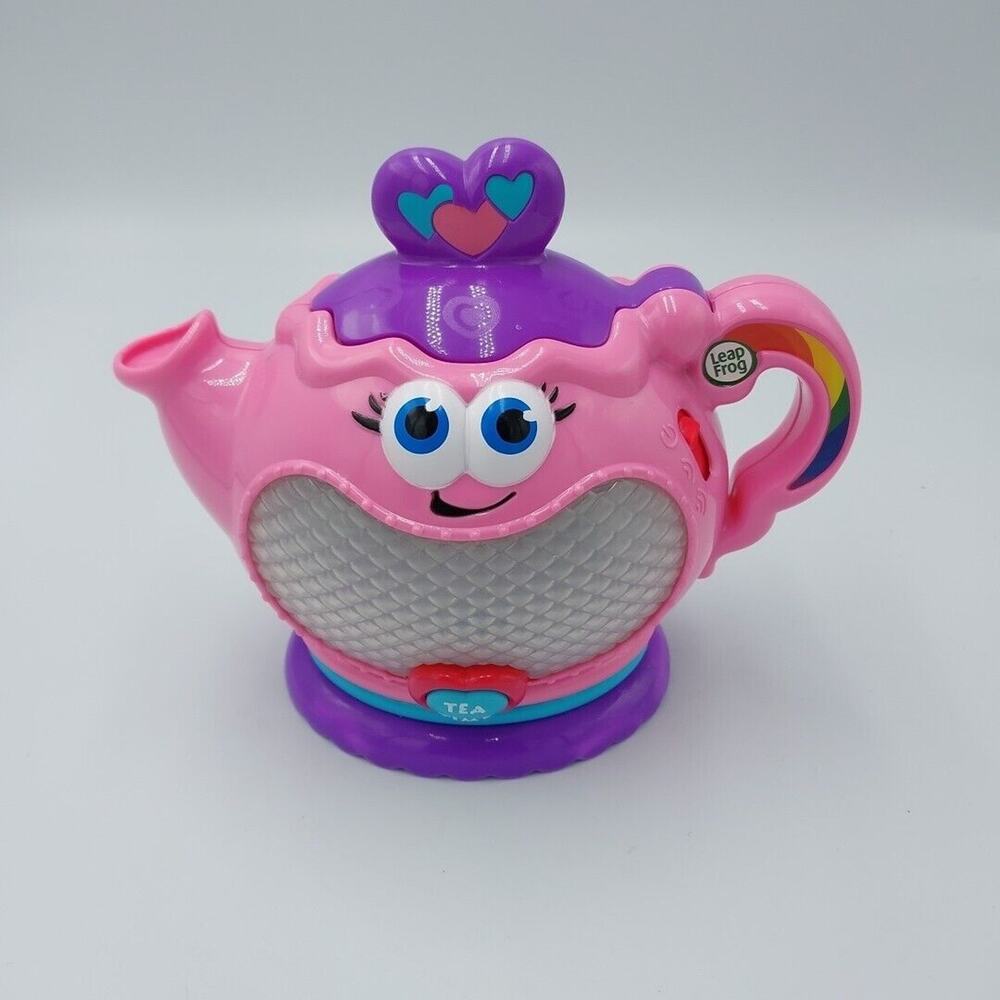 Leap Frog Musical Rainbow Tea Party Interactive Tea Pot Teapot Talks Works